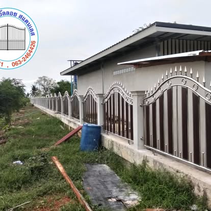ผลงาน ประตูรั้วสแตนเลส นวัตกรรม อัลลอย สแตนเลส ขอนแก่น