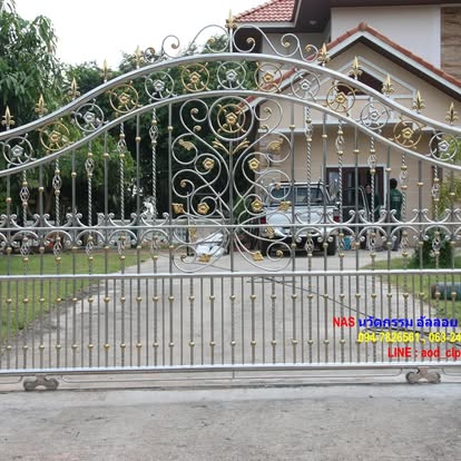 ประตูรั้วสแตนเลส นวัตกรรม อัลลอย สแตนเลส ขอนแก่น