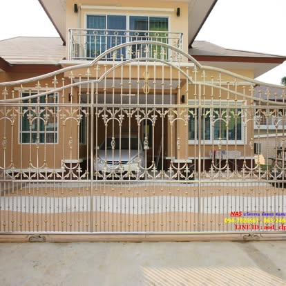 ประตูรั้วสแตนเลส นวัตกรรม อัลลอย สแตนเลส ขอนแก่น