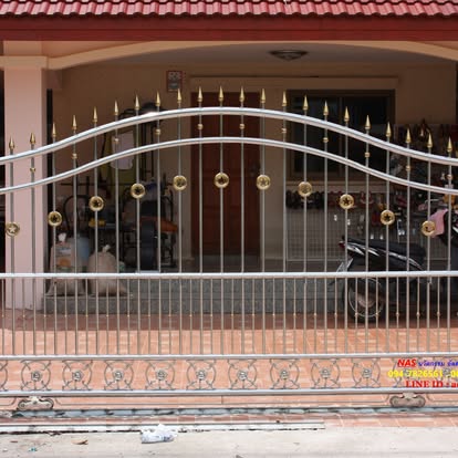 ผลงาน ประตูรั้วสแตนเลส นวัตกรรม อัลลอย สแตนเลส ขอนแก่น
