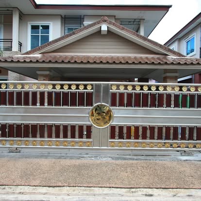ผลงาน ประตูรั้วสแตนเลส นวัตกรรม อัลลอย สแตนเลส ขอนแก่น
